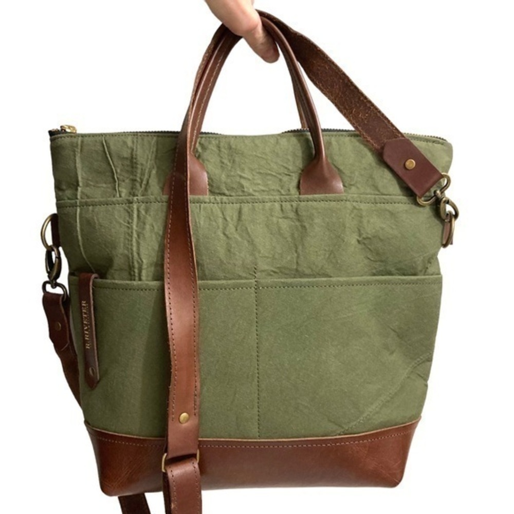 R. Riveter two way tote crossbody bag made in USA